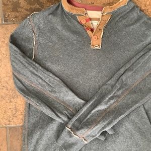 Carbon2cobalt 1/4 button pullover. Size medium.